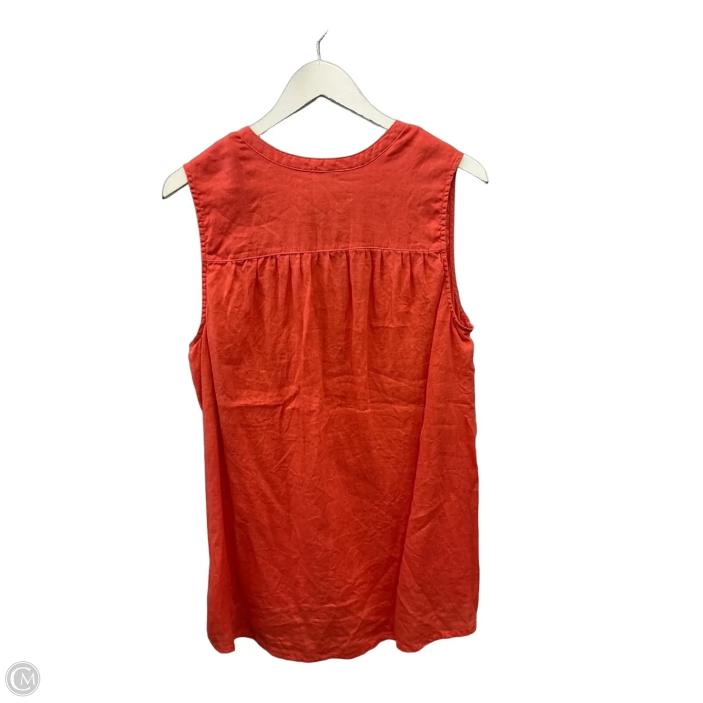 Tunic Sleeveless By Tahari In Orange, Size: L