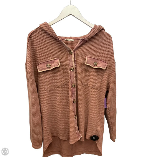 Top Long Sleeve By New In In Mauve, Size: M