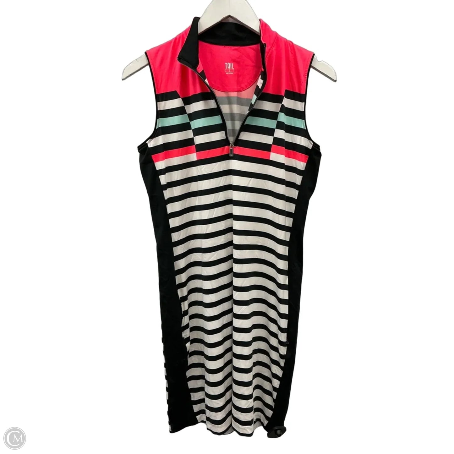 Dress Set 2pc By Tail In Black & Pink, Size: S