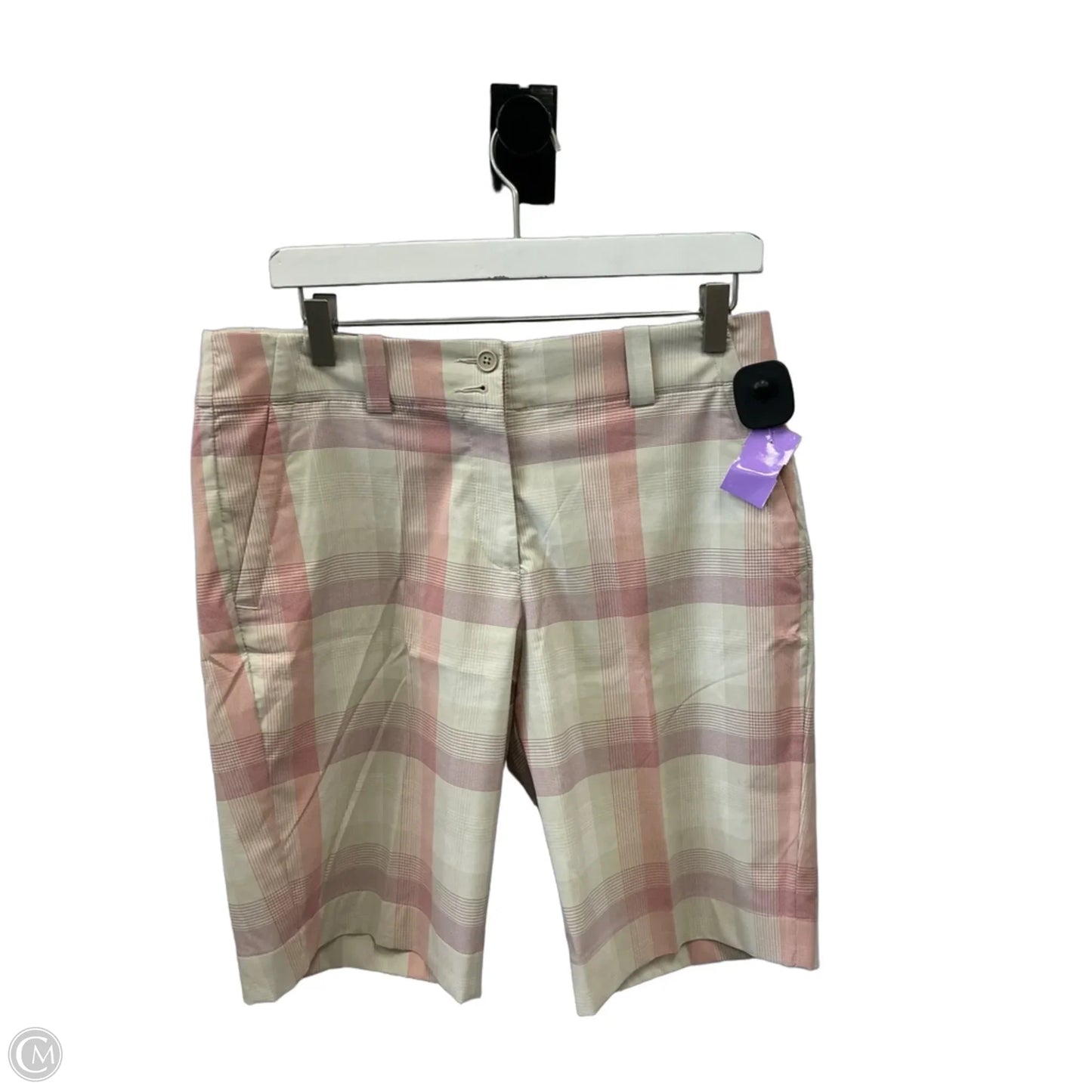 Athletic Shorts By Nike Apparel In Beige, Size: M