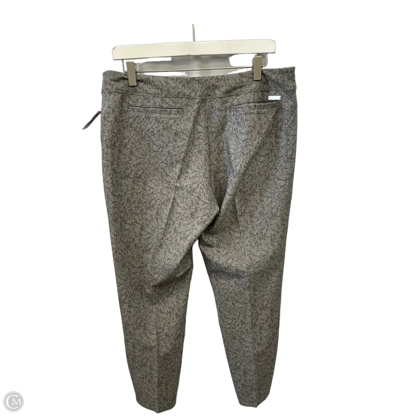 Athletic Pants By Adidas In Grey, Size: L
