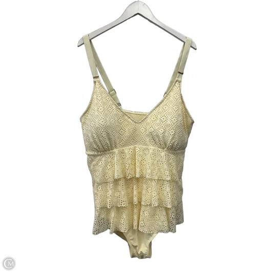 Bodysuit By Nicole By Nicole Miller In Yellow, Size: 3x