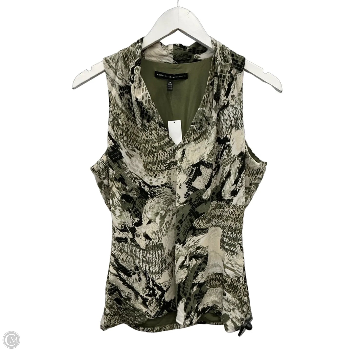 Top Sleeveless By White House Black Market In Green, Size: M