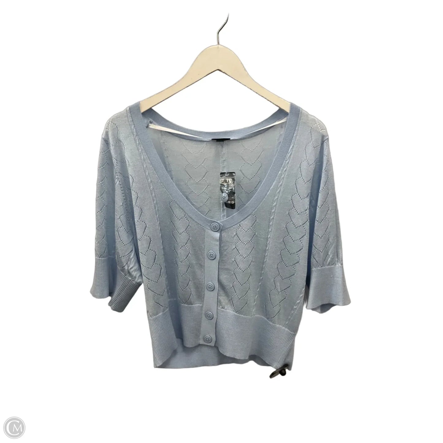 Sweater Short Sleeve By Torrid In Blue, Size: 2x