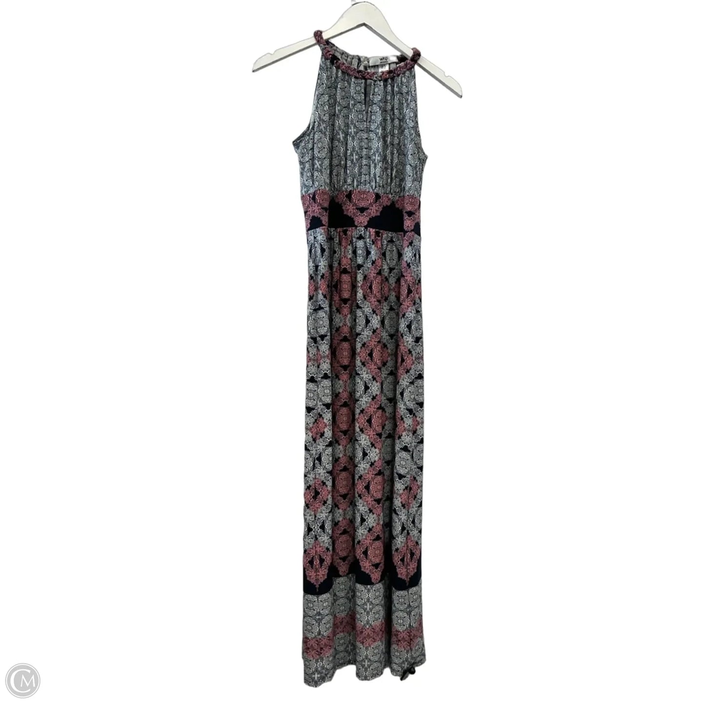 Dress Casual Maxi By Clothes Mentor In Blue & Pink, Size: S