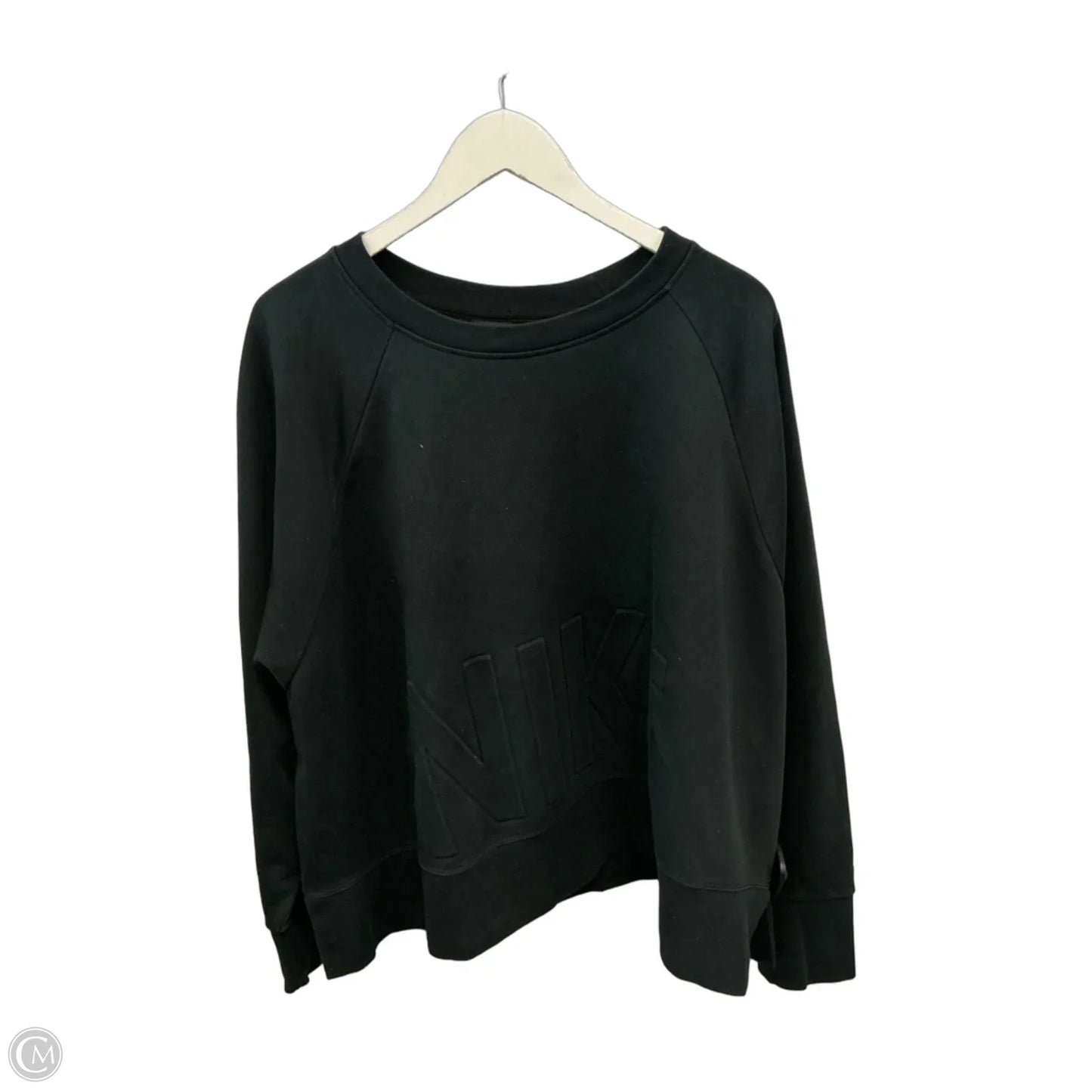Athletic Sweatshirt Crewneck By Nike Apparel In Black, Size: 3x