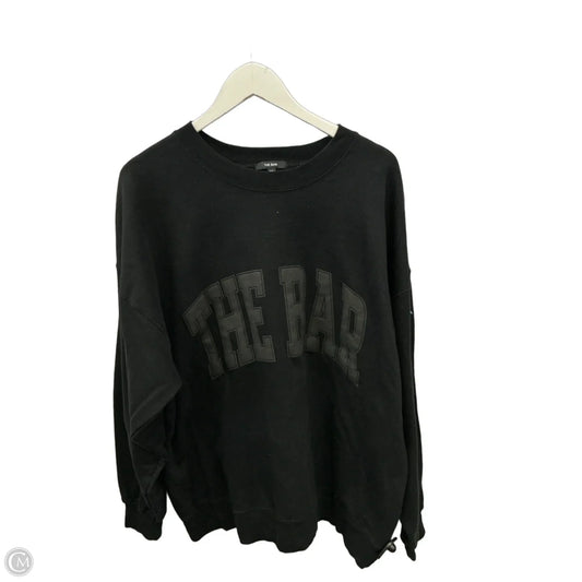 Sweatshirt Crewneck By Clothes Mentor In Black, Size: Xl