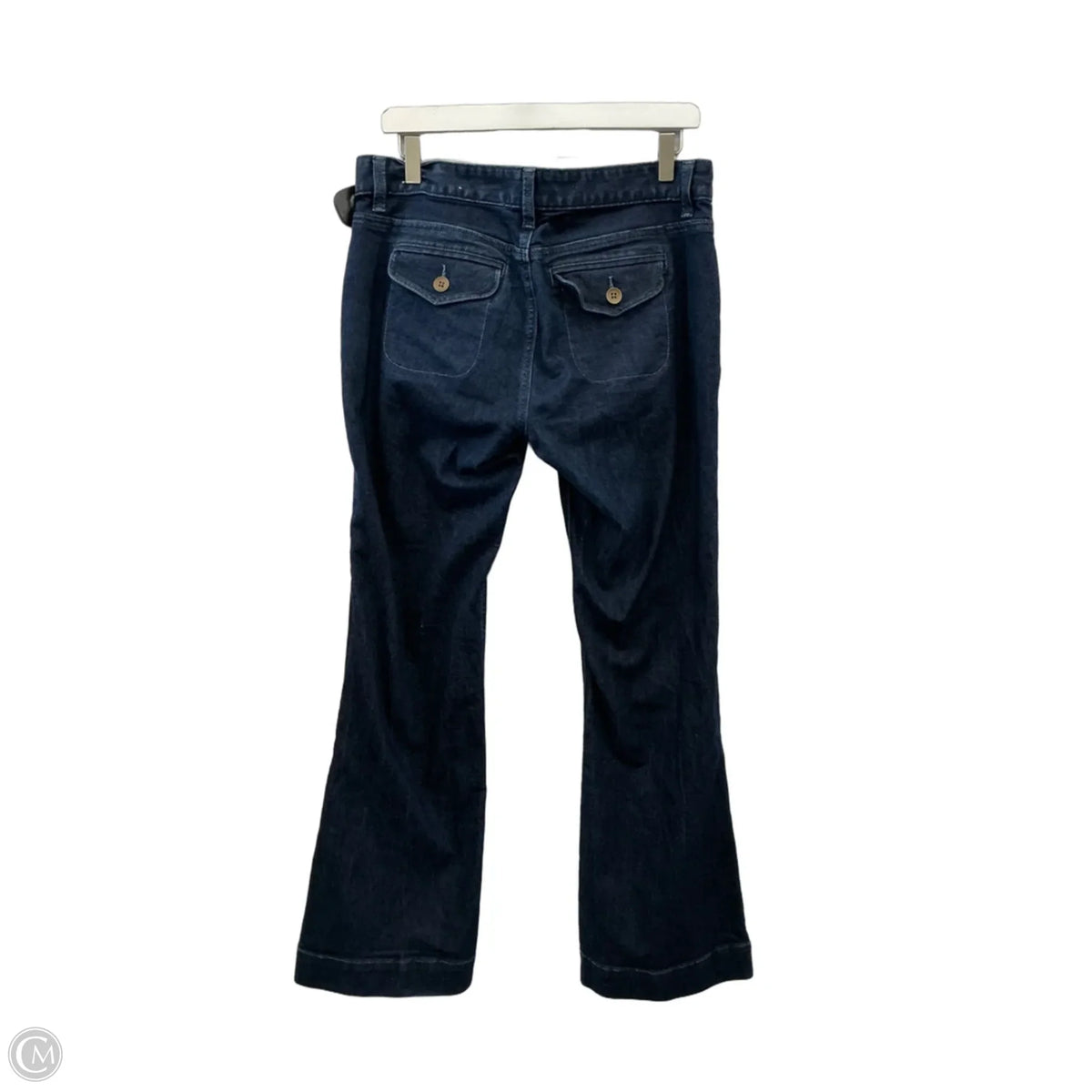 Jeans Straight By Loft In Blue Denim, Size: 6