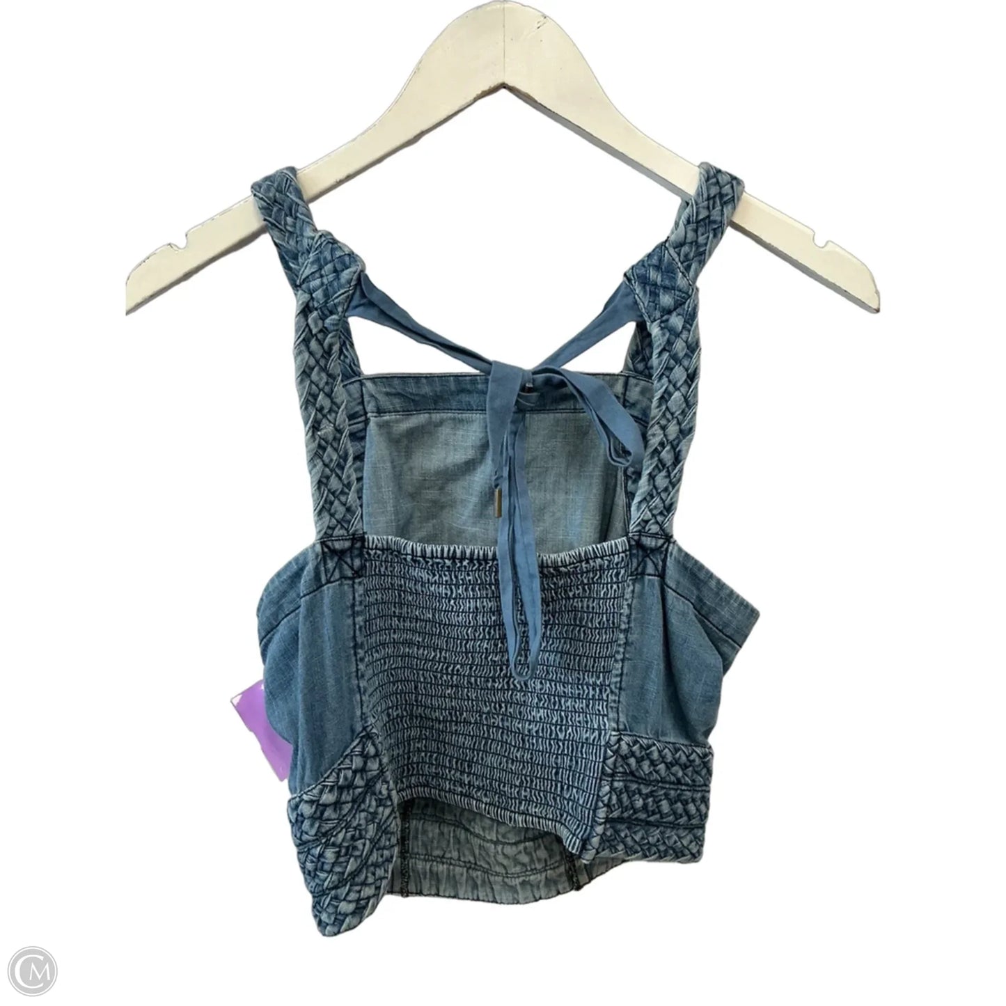 Top Sleeveless By Maeve In Blue Denim, Size: Xs