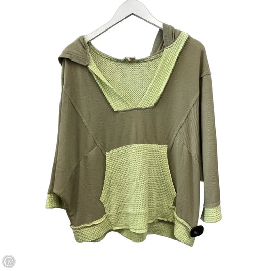Top Short Sleeve By Pol In Green, Size: S
