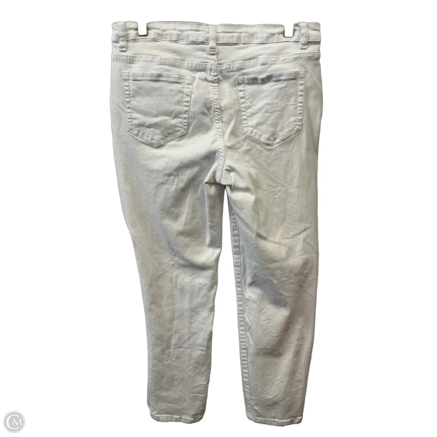 Jeans Straight By Clothes Mentor In White, Size: 10