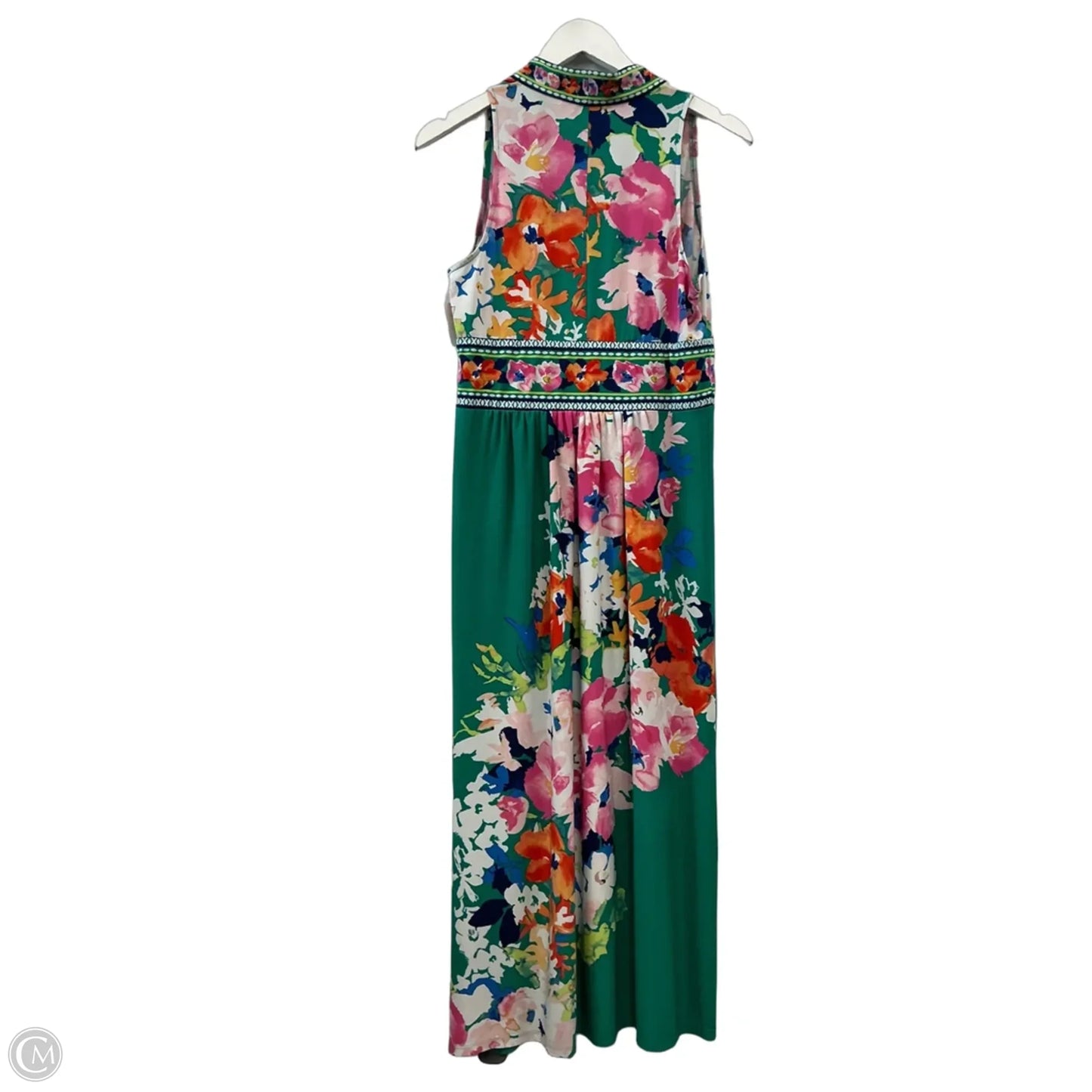Dress Casual Maxi By London Times In Green, Size: M