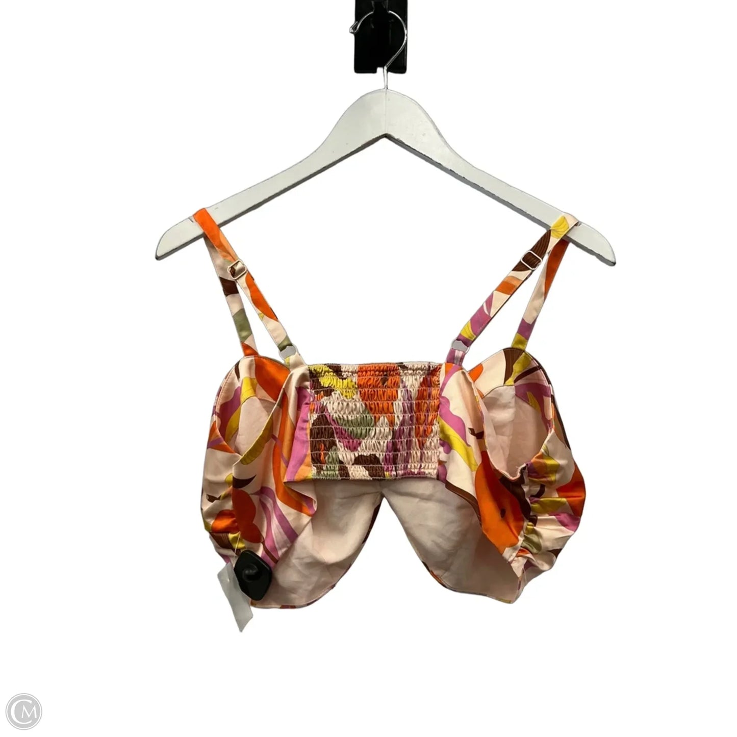 Pants Set 2pc By Eloquii In Orange & Purple, Size: Xl
