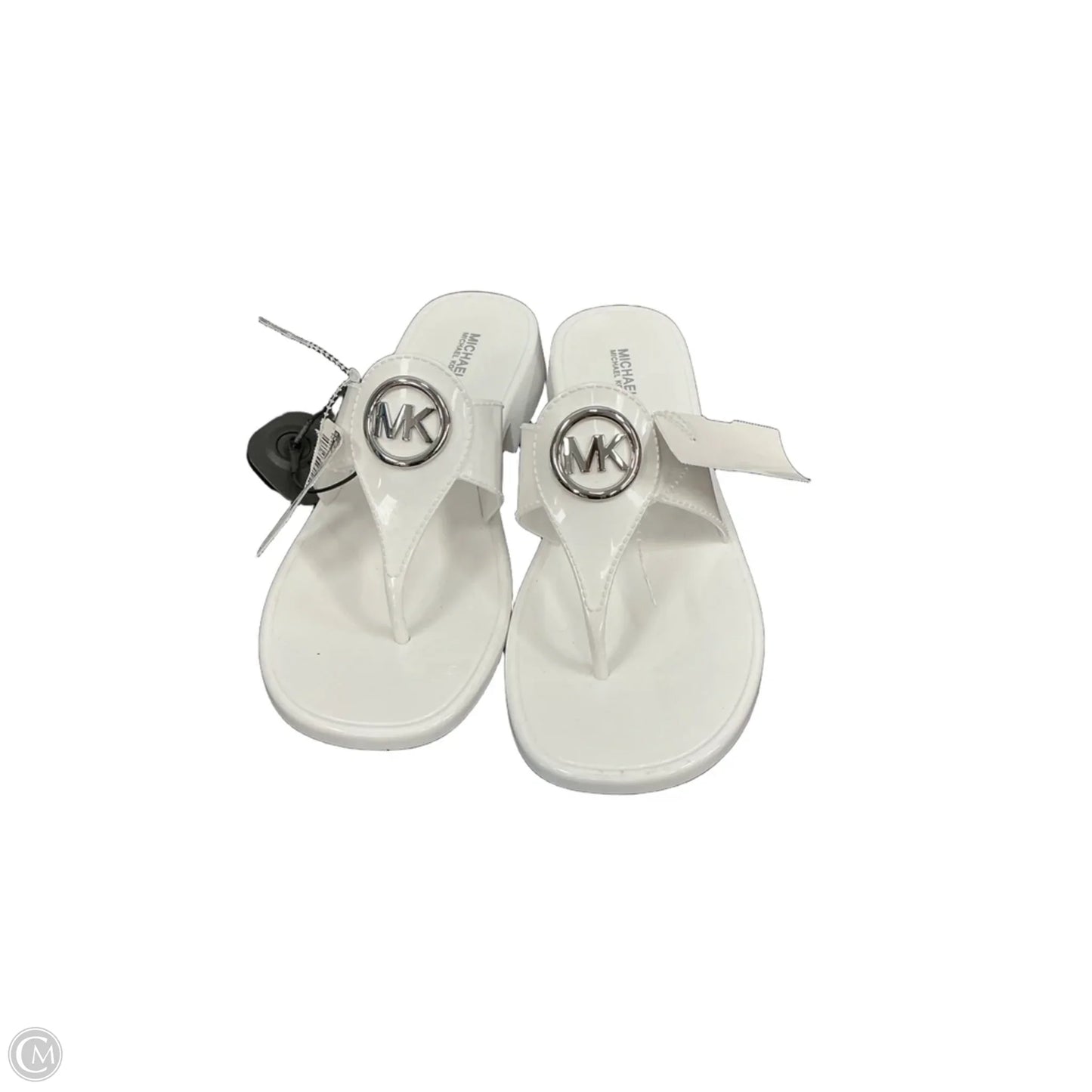 Sandals Designer By Michael Kors In White, Size: 8