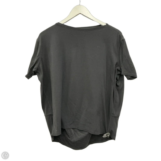 Athletic Short Sleeve By Lululemon In Black, Size: L