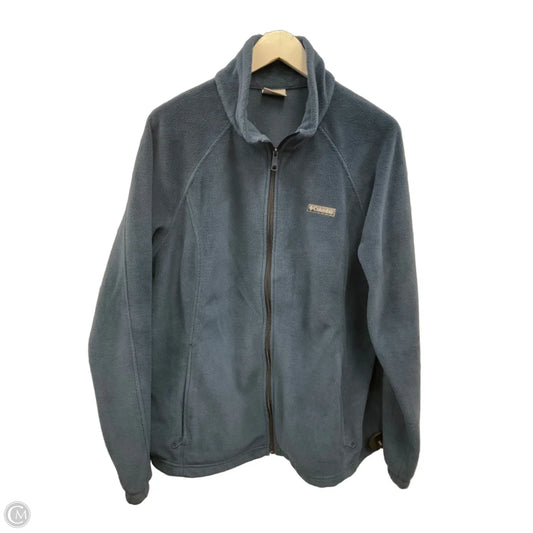Jacket Fleece By Columbia In Navy, Size: Xxl
