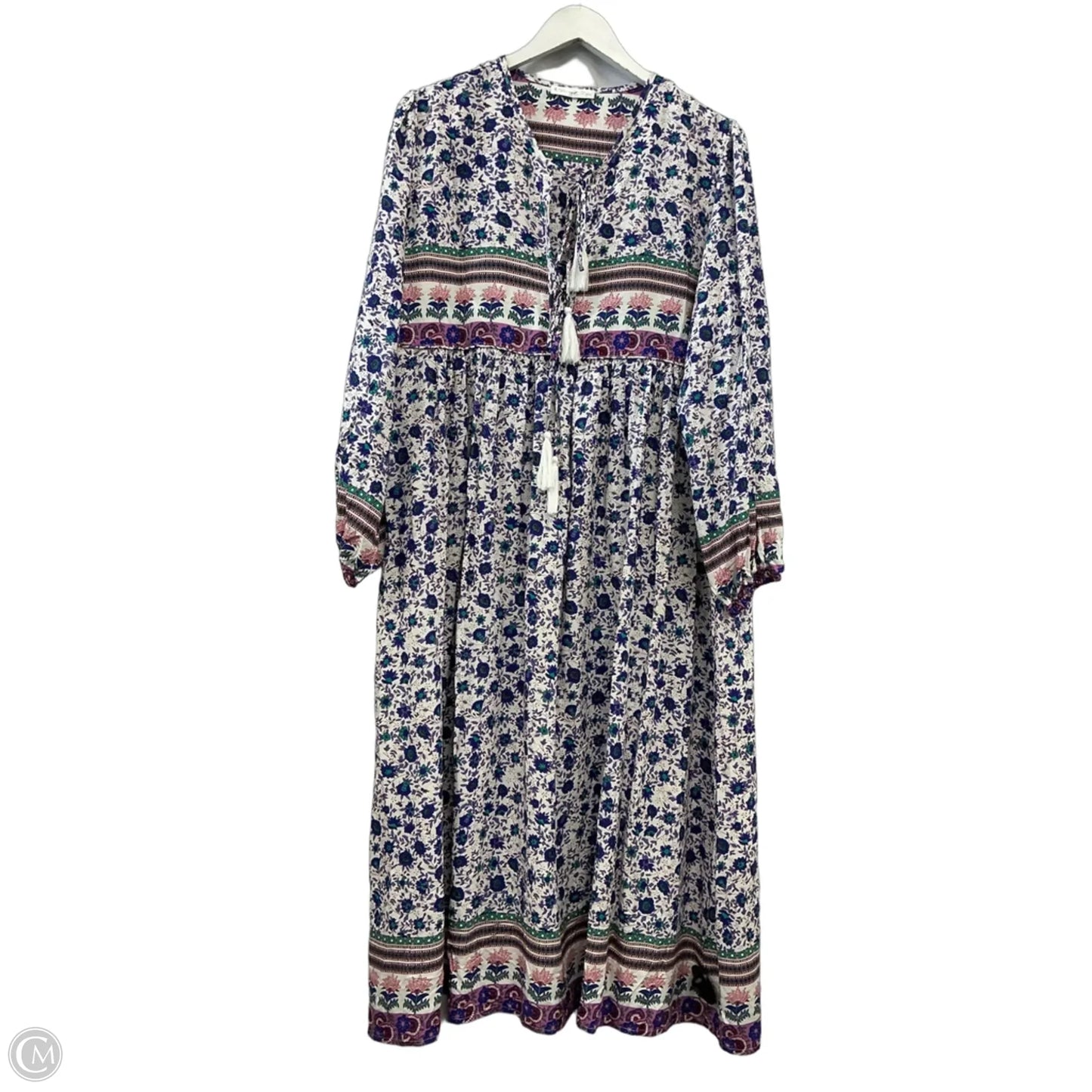 Dress Casual Midi By Clothes Mentor In Purple, Size: L