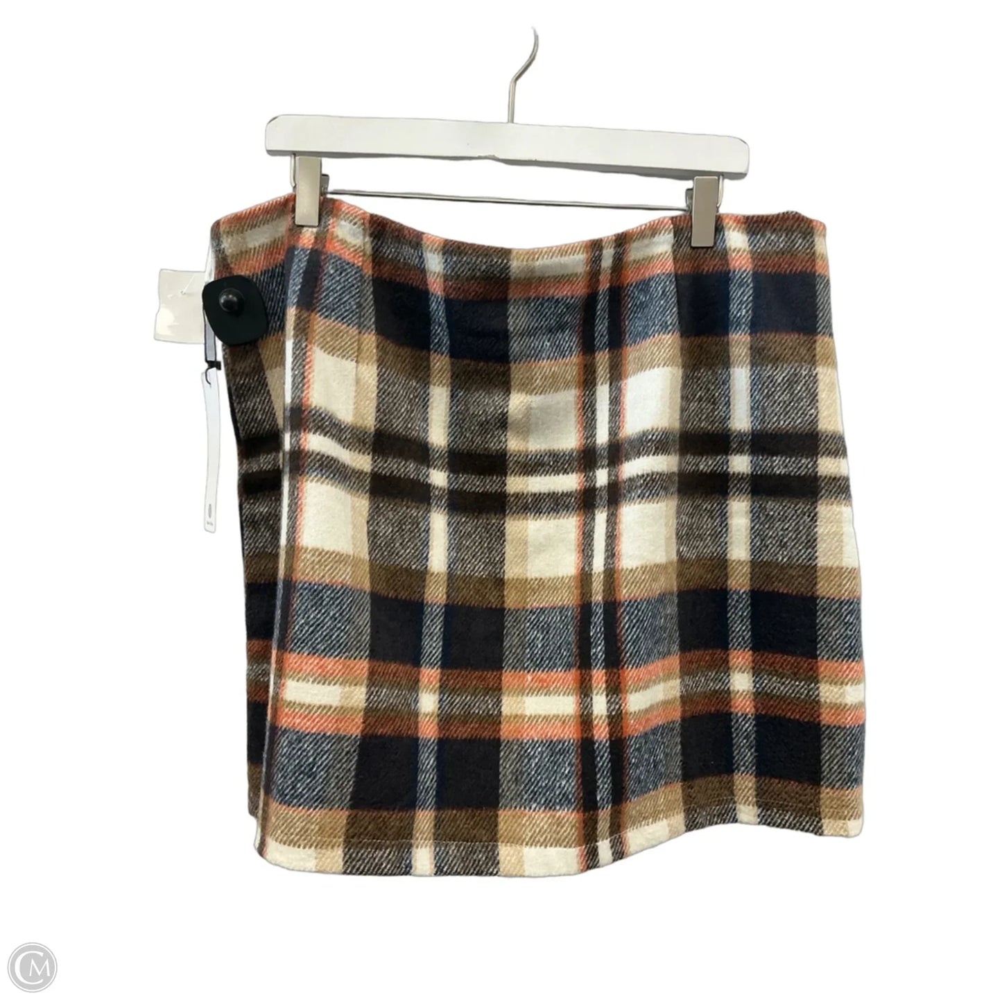 Skirt Midi By Clothes Mentor In Brown, Size: 20