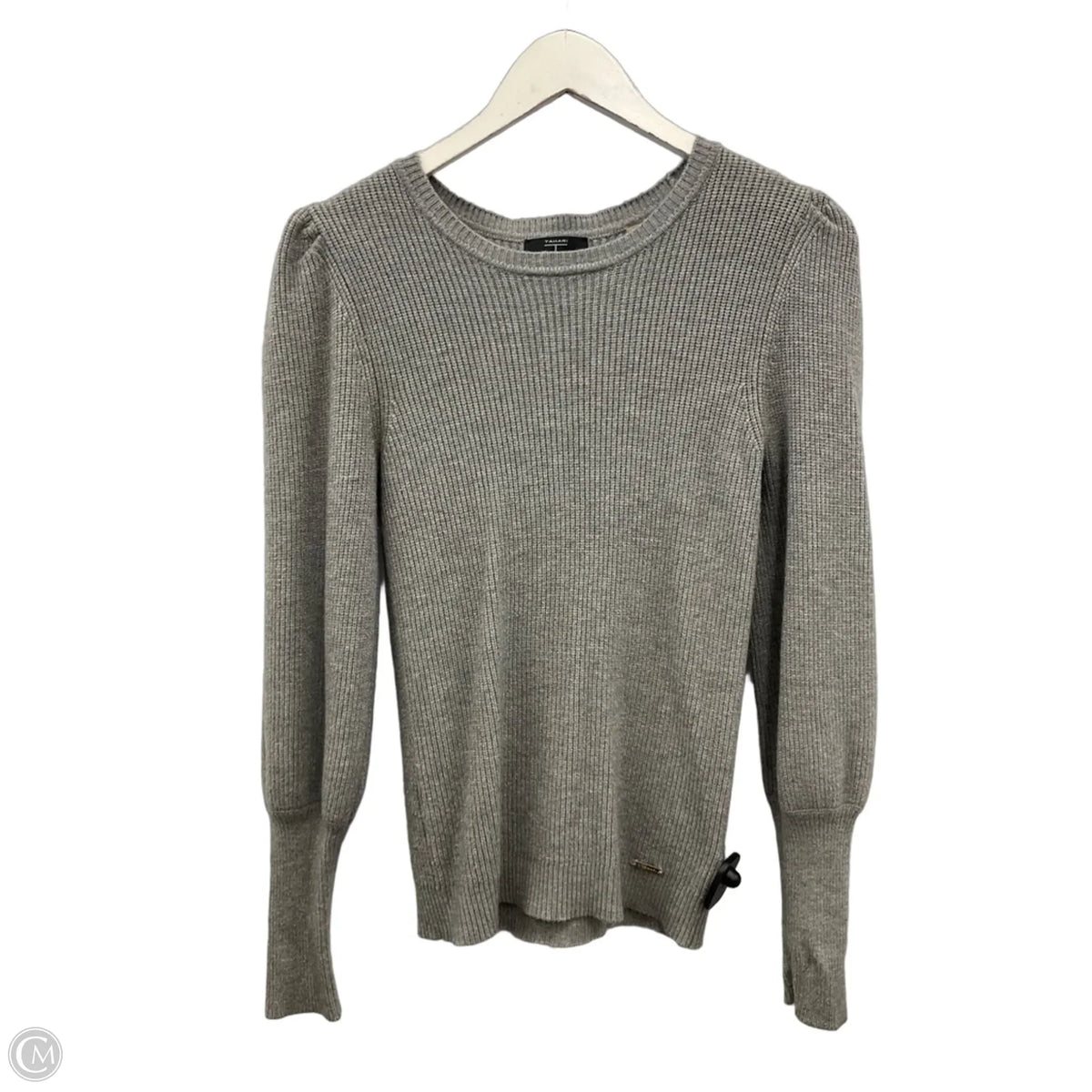 Sweater By Tahari In Grey, Size: S