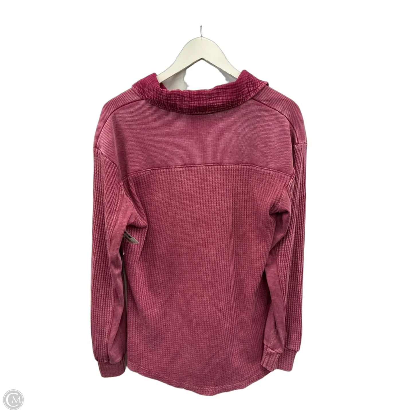 Top Long Sleeve By Briggs In Pink, Size: S