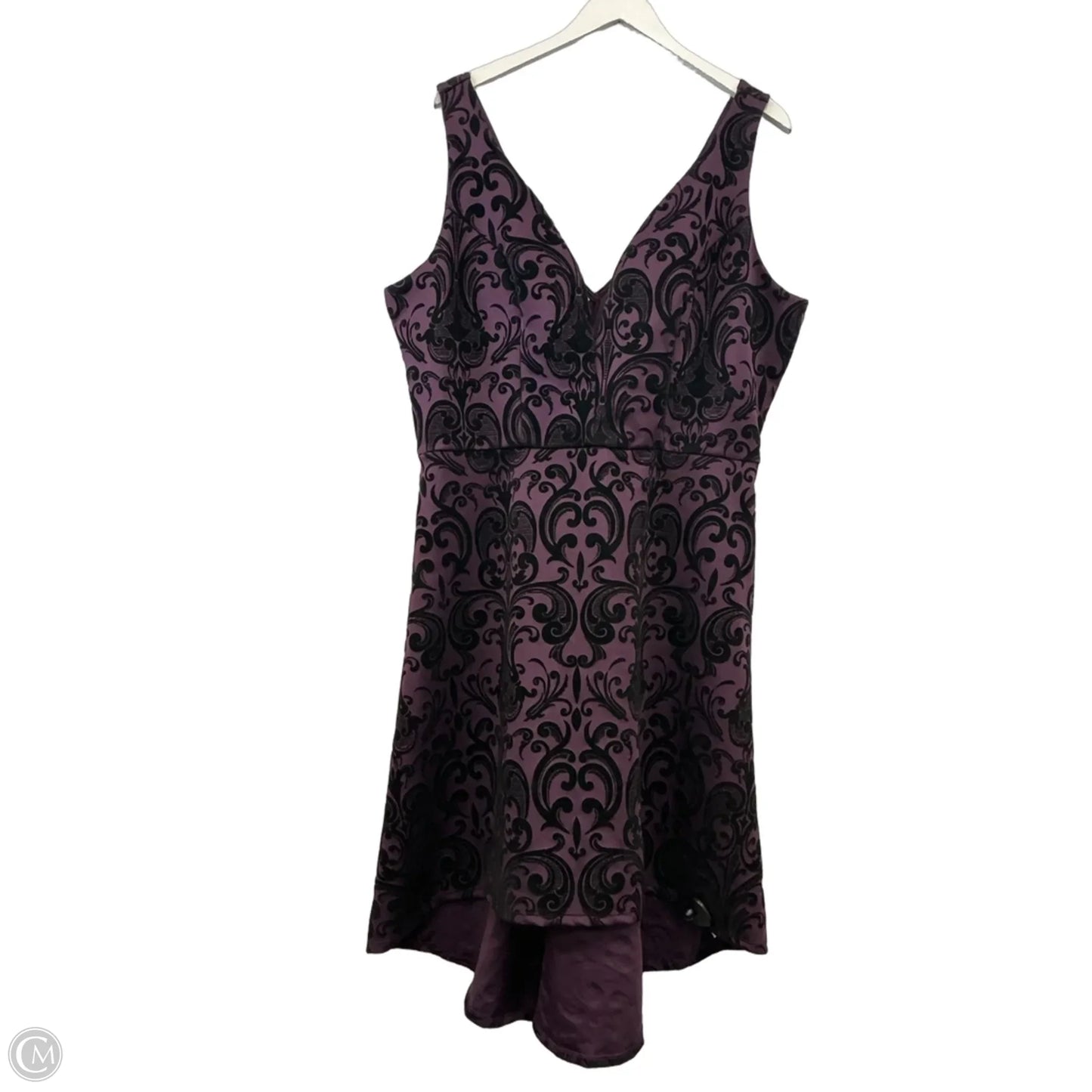Dress Party Midi By Maurices In Purple, Size: Xxl