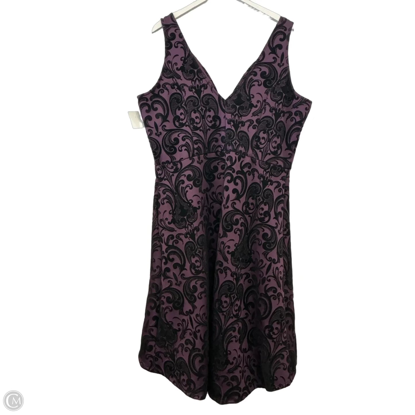 Dress Party Midi By Maurices In Purple, Size: Xxl
