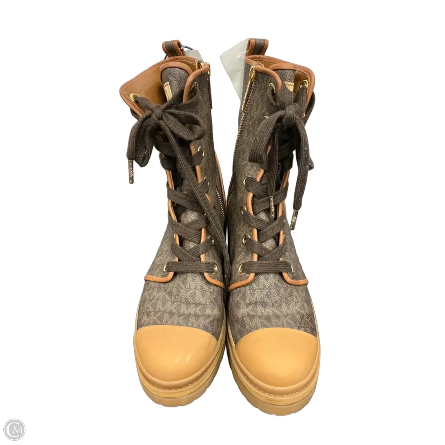 Boots Designer By Michael Kors In Brown, Size: 7.5