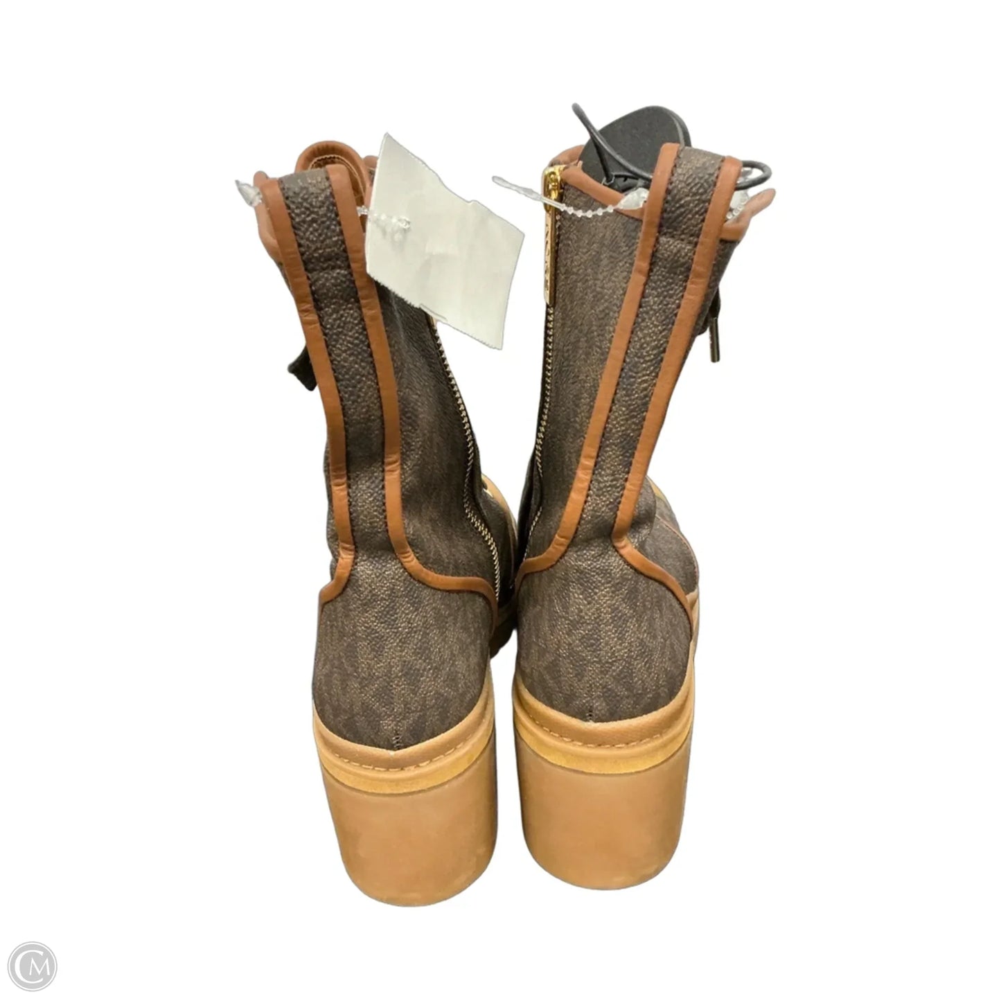 Boots Designer By Michael Kors In Brown, Size: 7.5