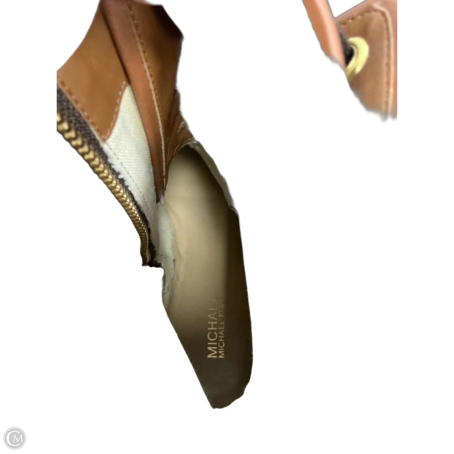 Boots Designer By Michael Kors In Brown, Size: 7.5