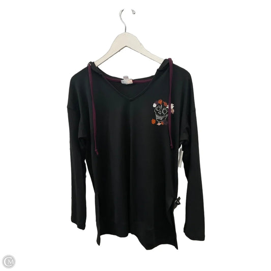 Top Long Sleeve By Lularoe In Black, Size: M