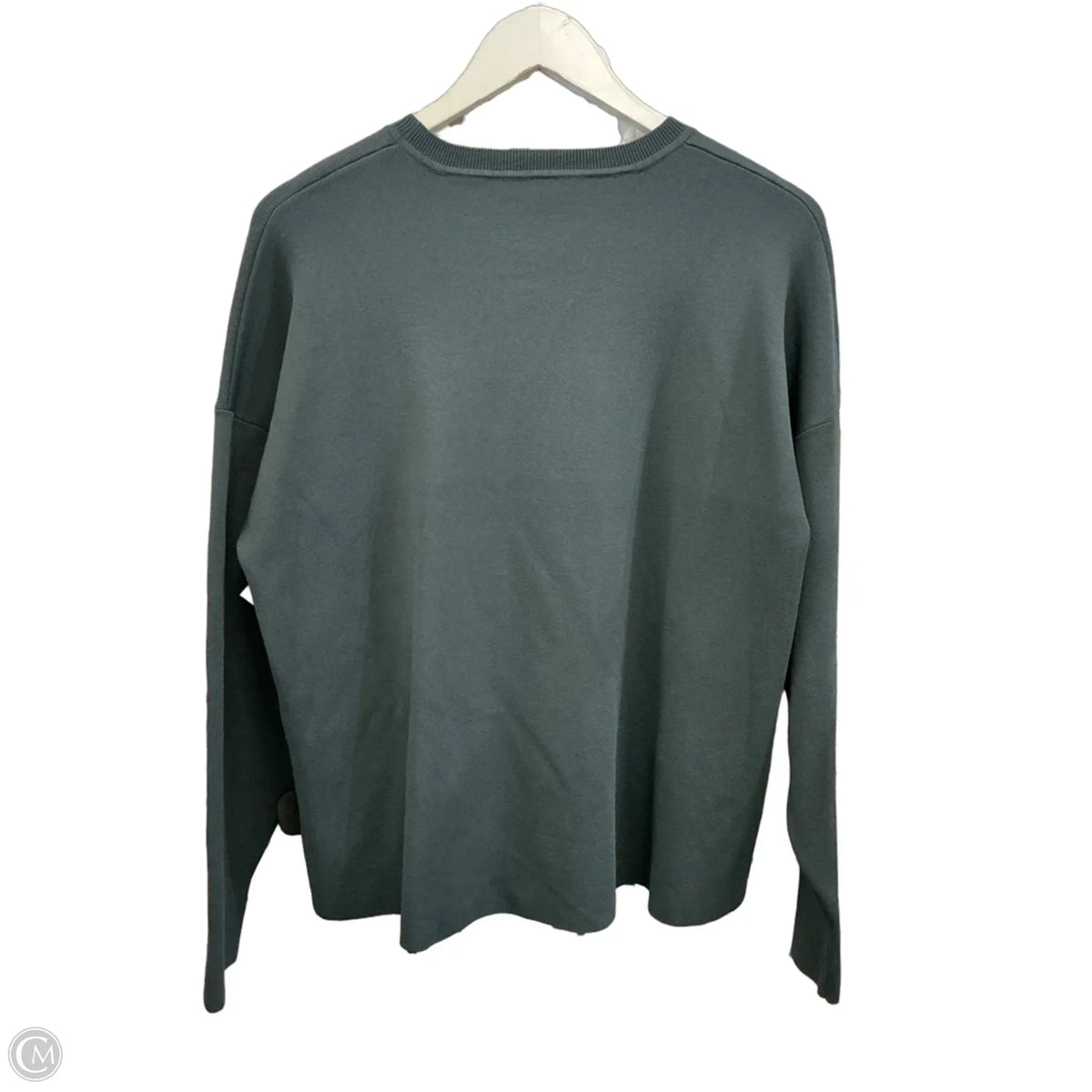 Top Long Sleeve By Cmb In Grey, Size: M