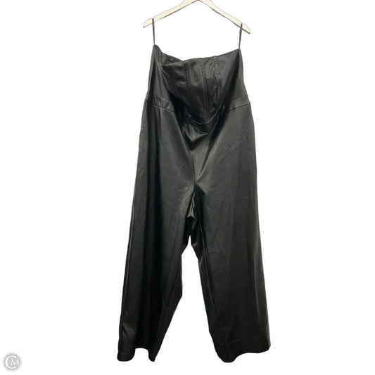 Jumpsuit By Eloquii In Black, Size: 1x