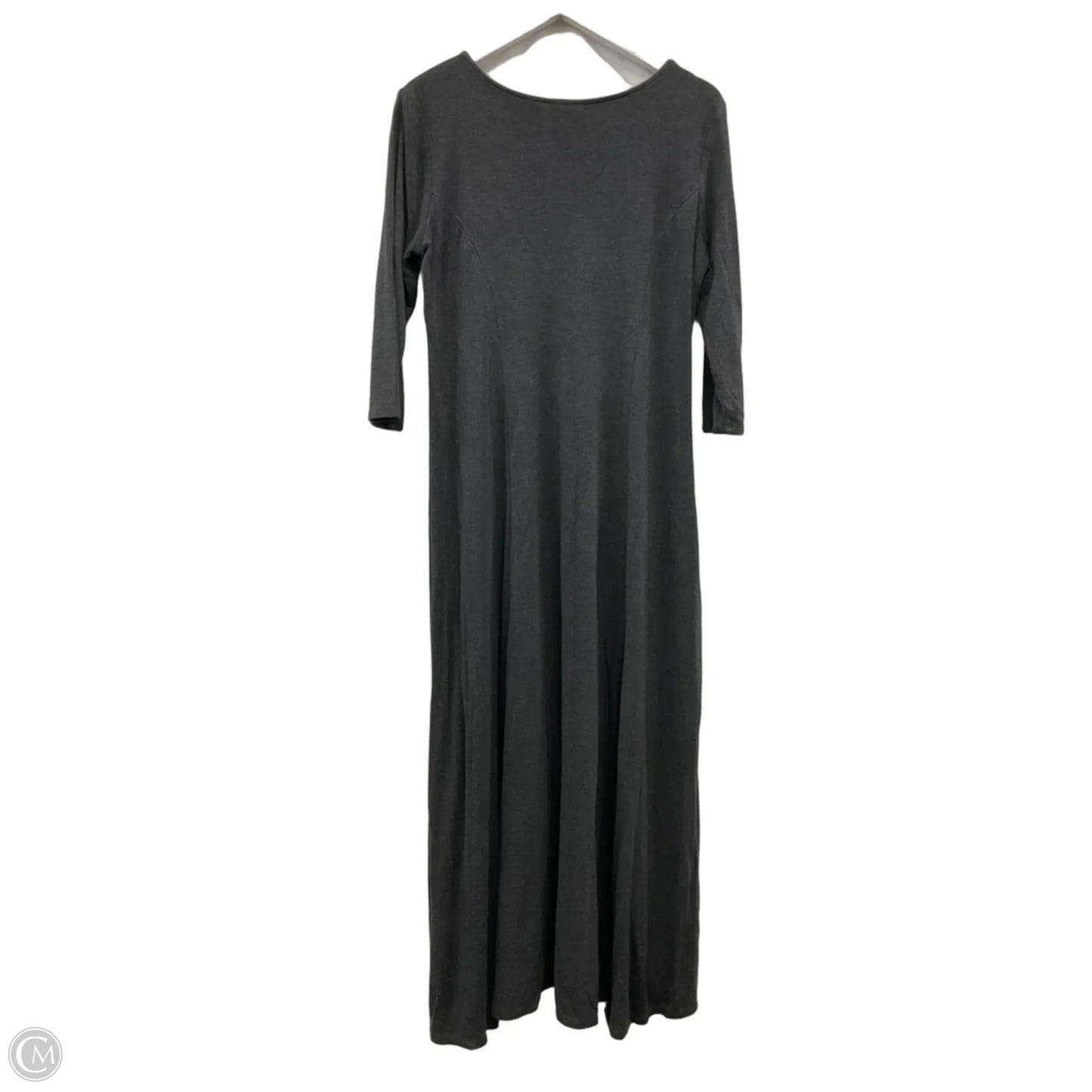 Dress Casual Maxi By Chicos In Grey, Size: M