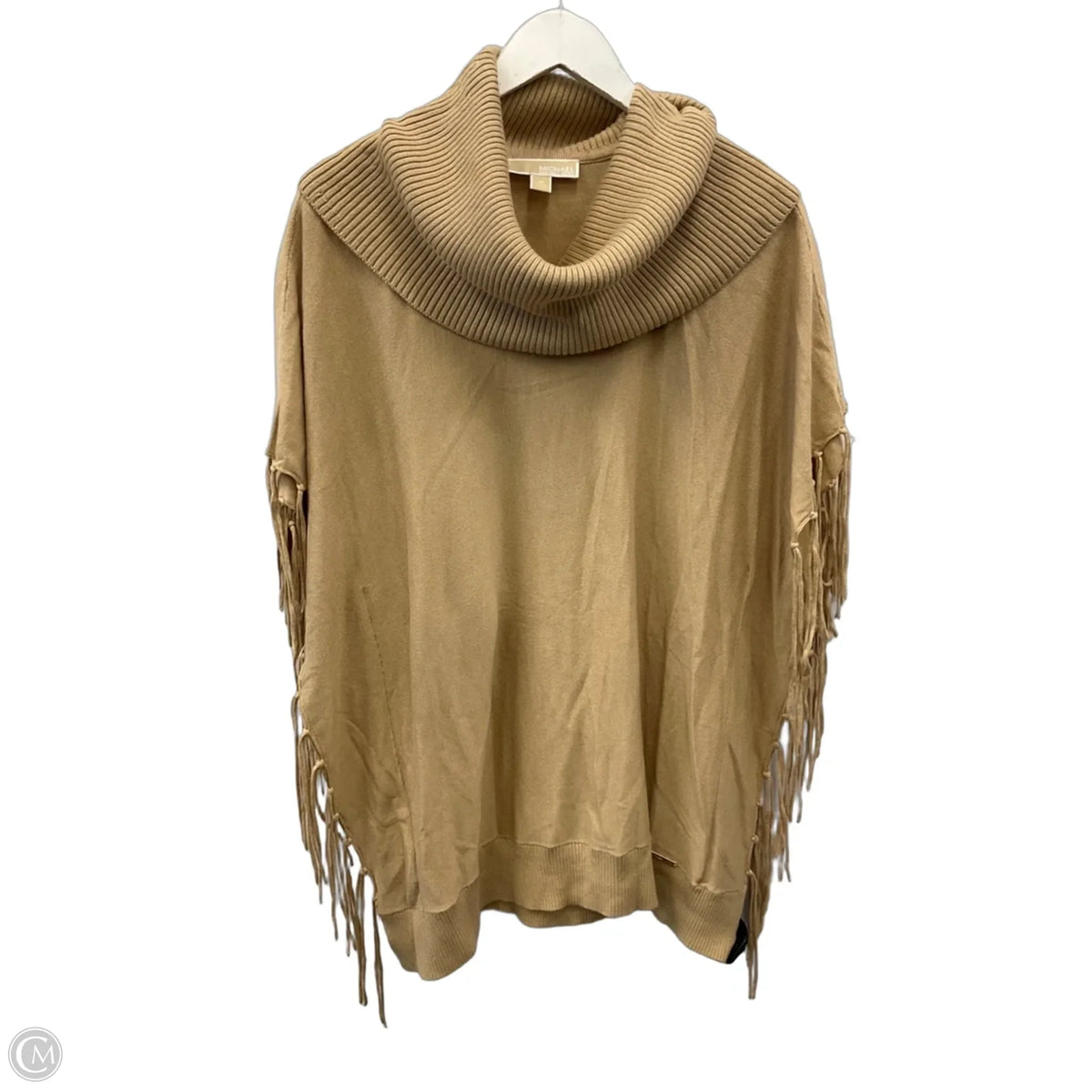Poncho By Michael By Michael Kors In Tan, Size: M