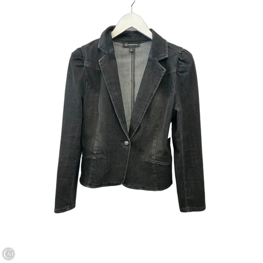 Blazer By Inc In Black Denim, Size: S