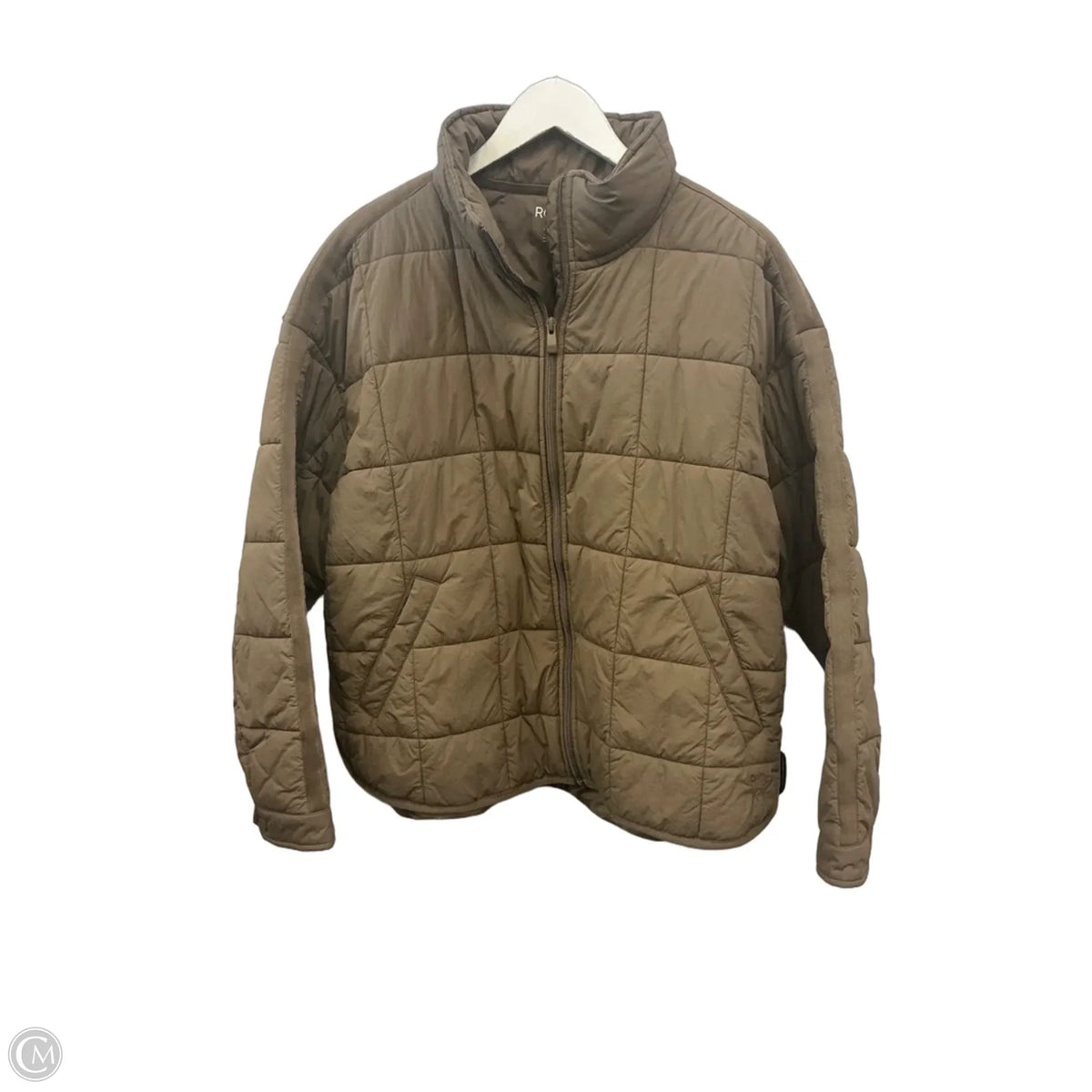 Jacket Puffer & Quilted By Roxy In Brown, Size: Xl
