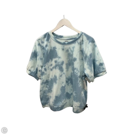 Top Short Sleeve By Sonoma In Blue, Size: L