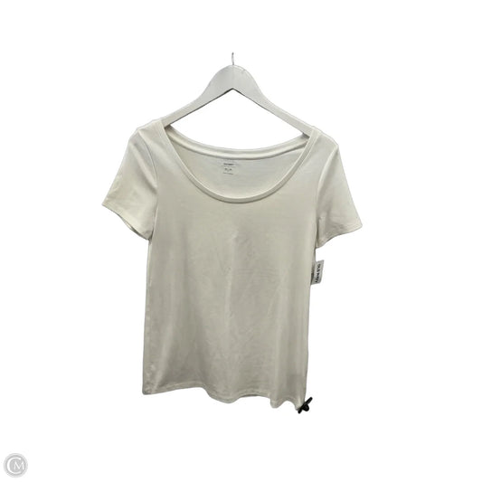 Top Short Sleeve Basic By Old Navy In White, Size: M