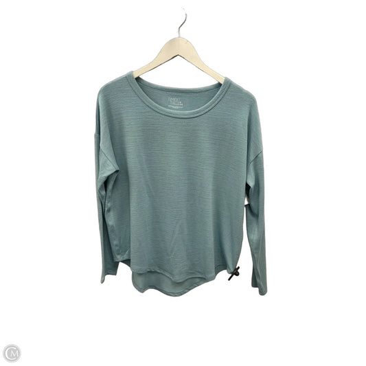 Top Long Sleeve Basic By Time And Tru In Blue, Size: S