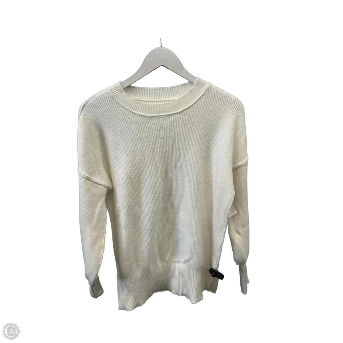 Sweater By Clothes Mentor In White, Size: S