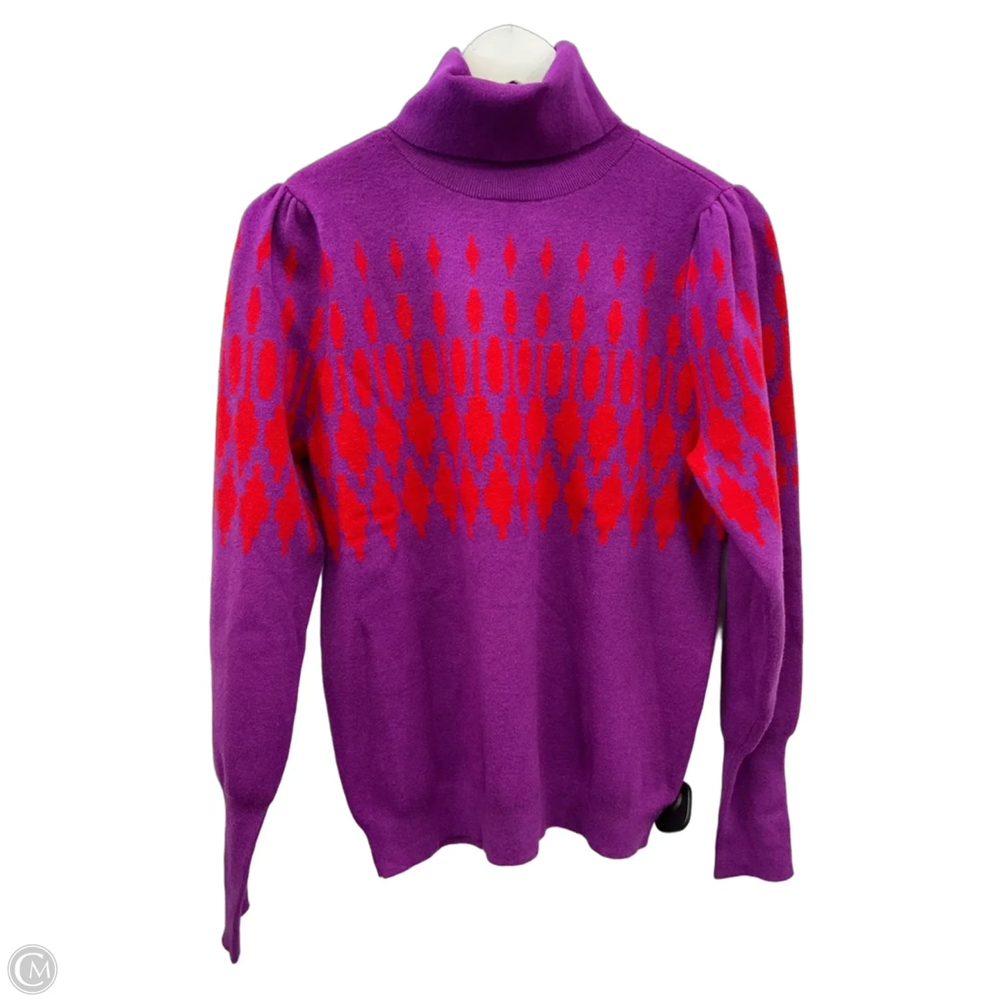 Sweater By Ann Taylor In Purple, Size: M