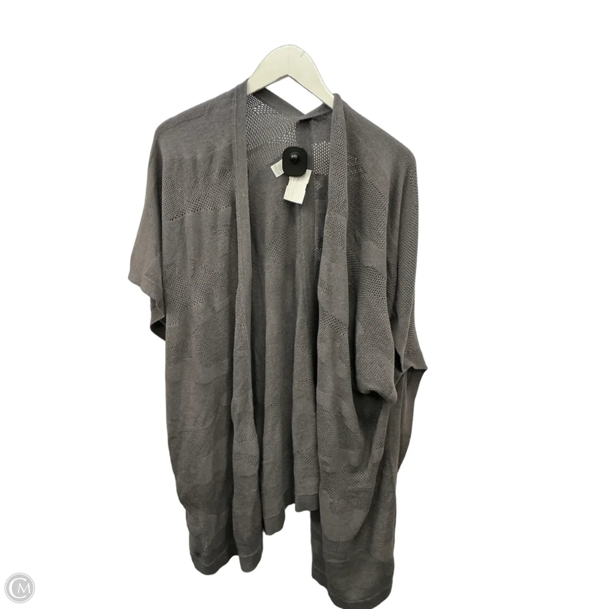 Sweater Cardigan By Lululemon In Grey, Size: Osfm