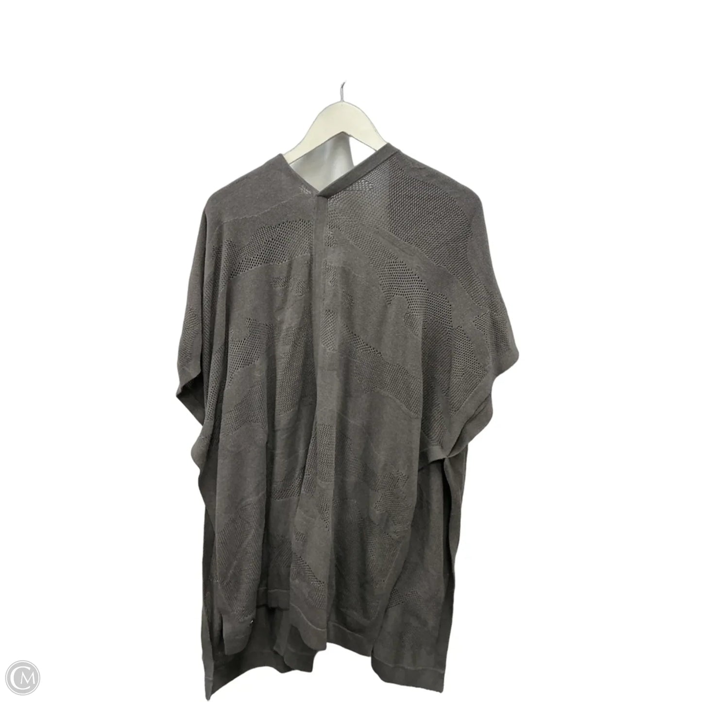 Sweater Cardigan By Lululemon In Grey, Size: Osfm