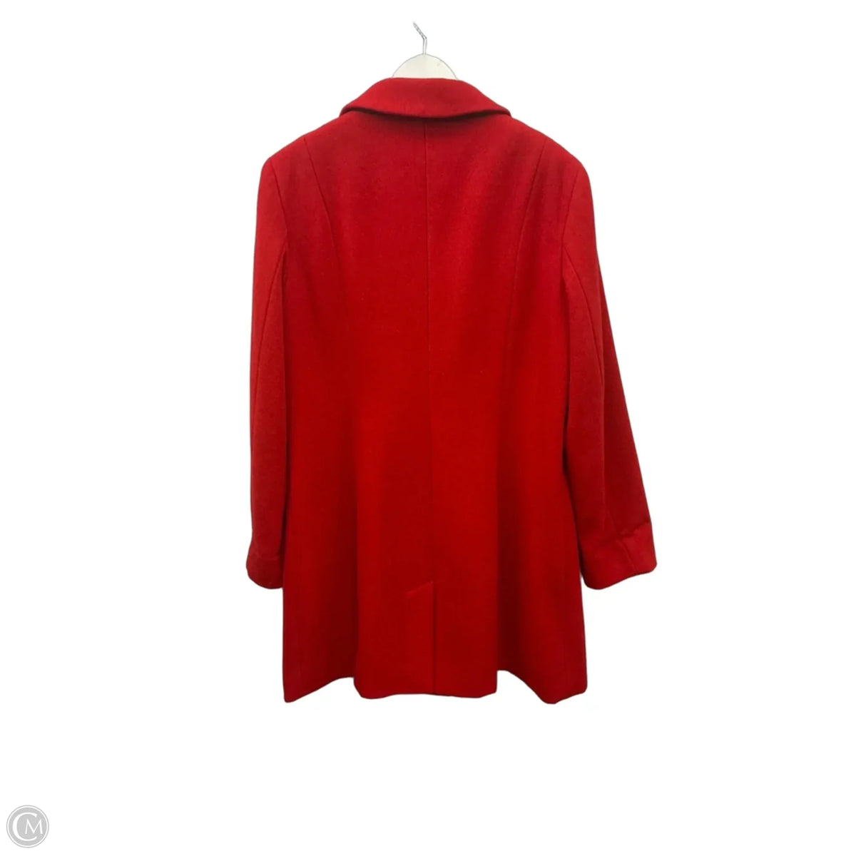 Coat Wool By Merona In Red, Size: L