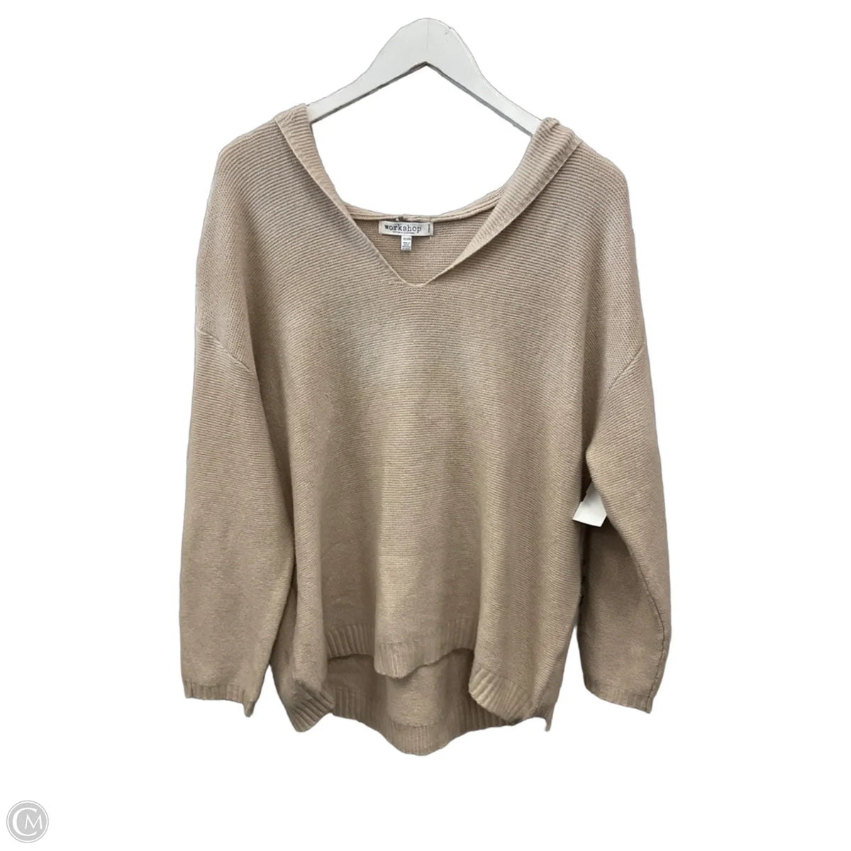 Sweater By Workshop In Beige, Size: 1x