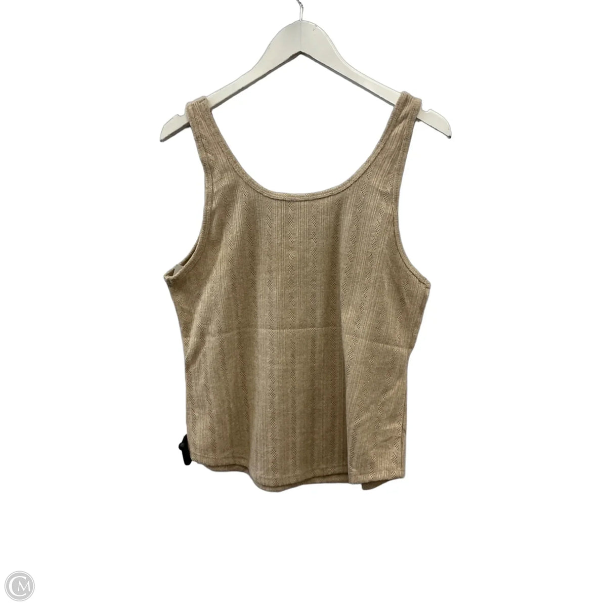 Tank Top By Cme In Beige, Size: L