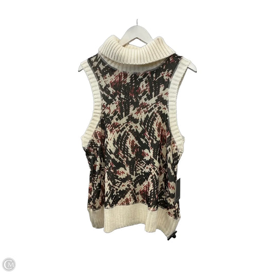 Sweater Short Sleeve By Eloquii In Cream, Size: 1x