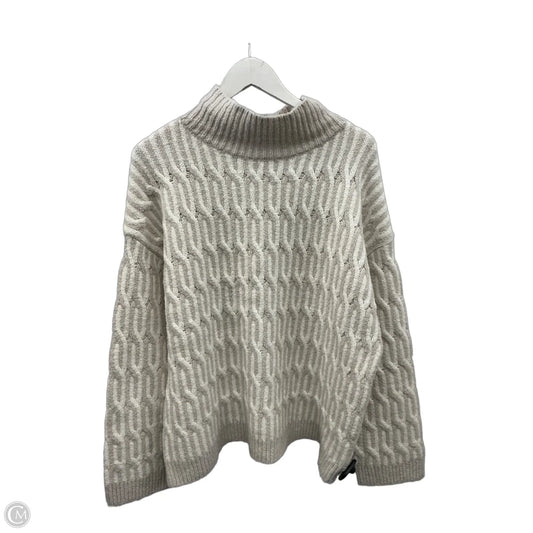Sweater By Haven In Grey & White, Size: L