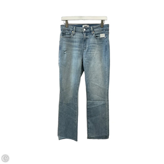 Jeans Straight By Paige In Blue Denim, Size: 6