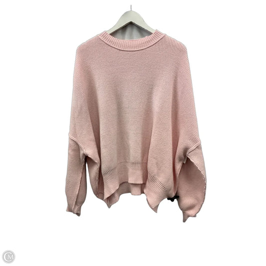 Sweater By Clothes Mentor In Pink, Size: M